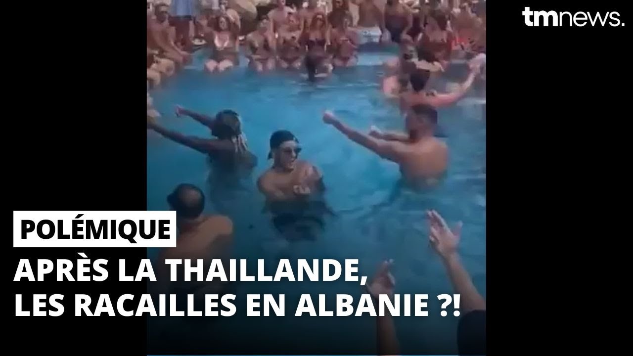 Des racailles de banlieue miment des rafales de mitraillette en Albanie !  La honte ?