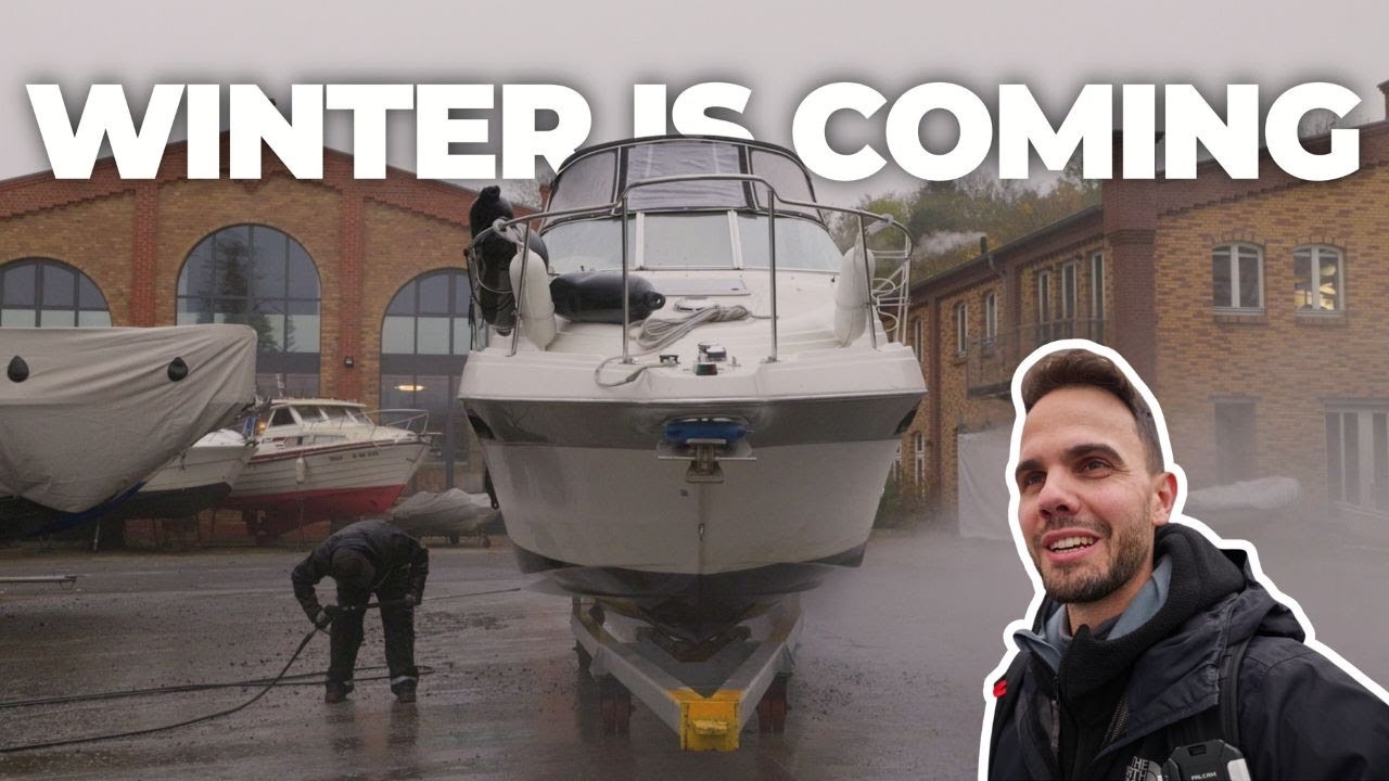 Einwintern geht SCHIEF 😳 Boot kommt raus - letzte Ausfahrt 2024 // Maxum 2400 SCR