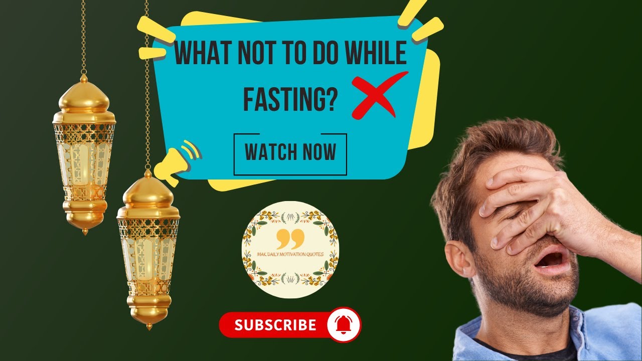 Avoid These Ramadan Mistakes & Get Maximum Rewards ✨ | What NOT to Do While Fasting? 🤔| MUST WATCH