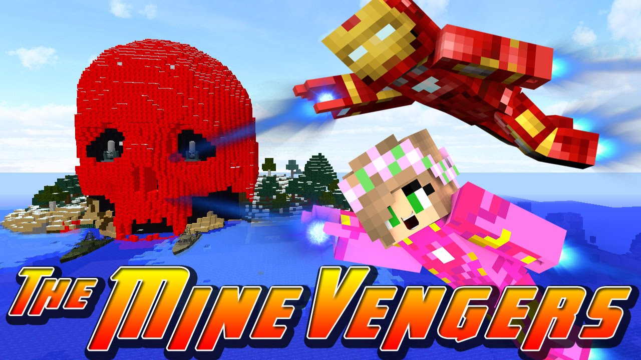 Minecraft MineVengers - LITTLE KELLY & THE MINEVENGERS CAPTURE RED SKULL!!