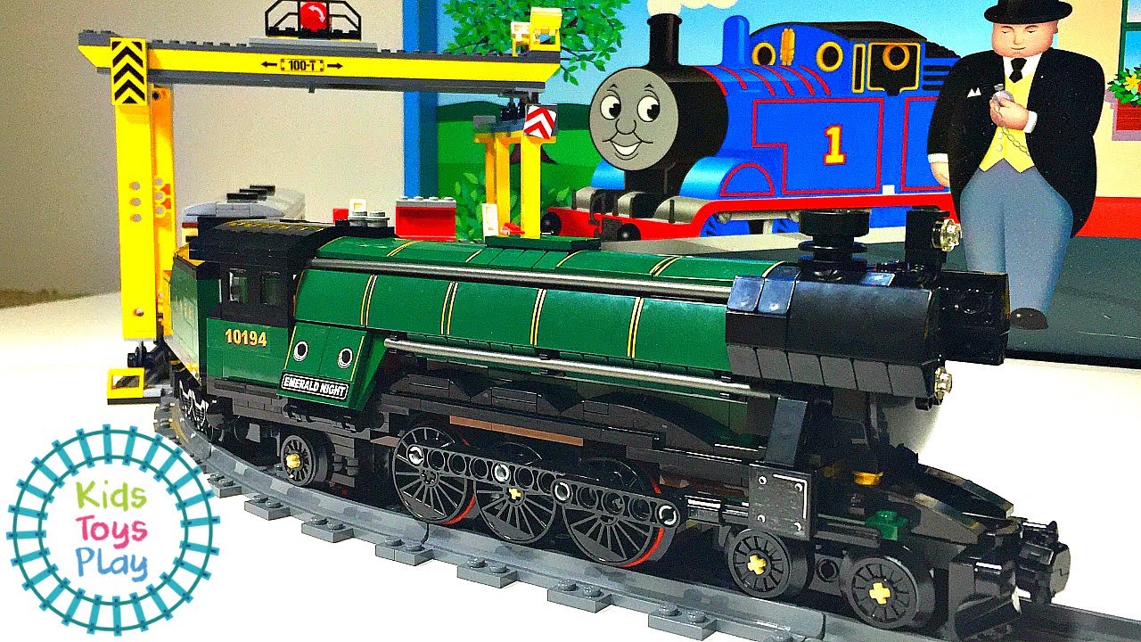 Поезд Lego Emerald Night Speed Построение и Обзор