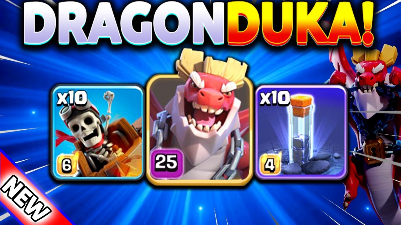 DRAGON DUKA + DRAGON RIDER TH18 ATTACK 🔥 Insane 3 Star Strategy!