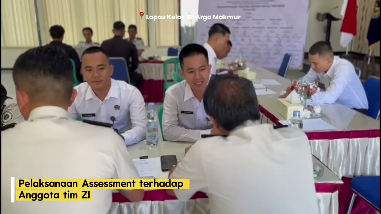 Lapas Kelas IIB Arga Makmur dalam rangka Pembangunan Zona Integritas menuju WBK dan WBBM.