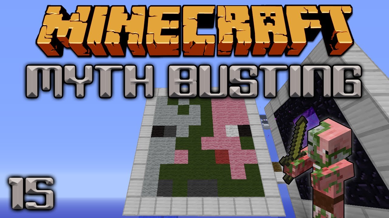 How Do Zombie Pigmen Become Unagressive [Minecraft Myth Busting 15]