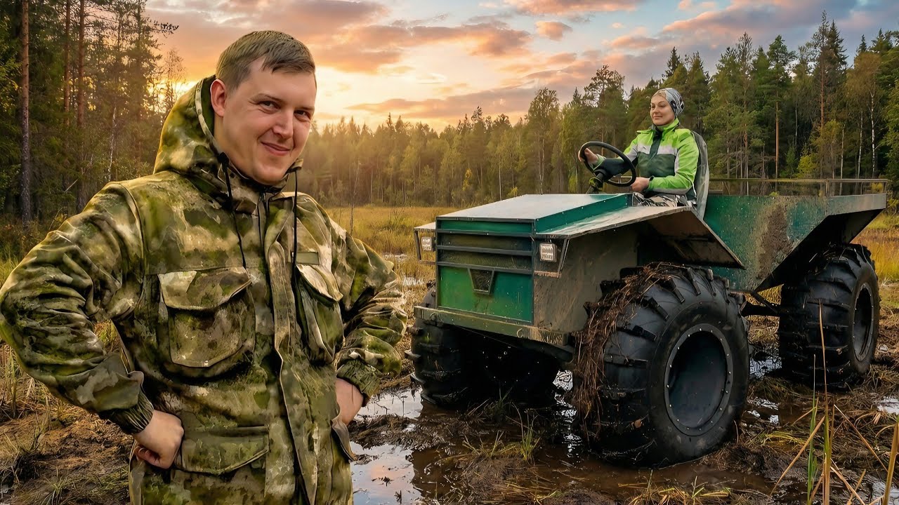 КАРАКАТ // ВЕЗДЕХОД // БОЛОТОХОД RS-35 // ОБЗОР