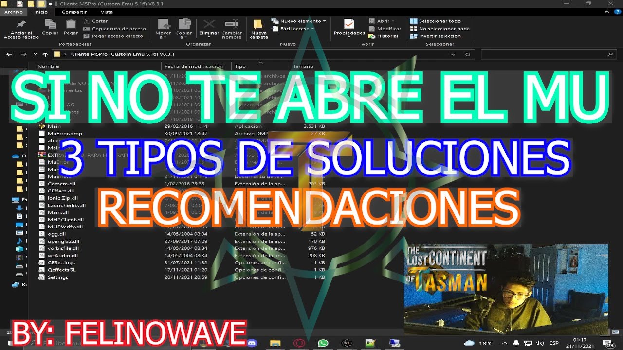 SI NO TE ABRE EL MU - AGREGANDO EL MAIN AL DEEP