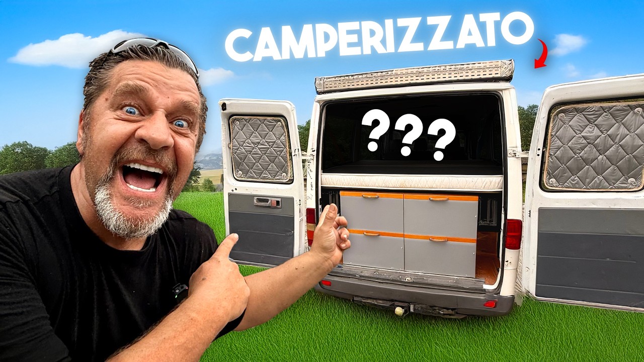 COME HO CAMPERIZZATO IL MIO FURGONE - Mercedes 208d