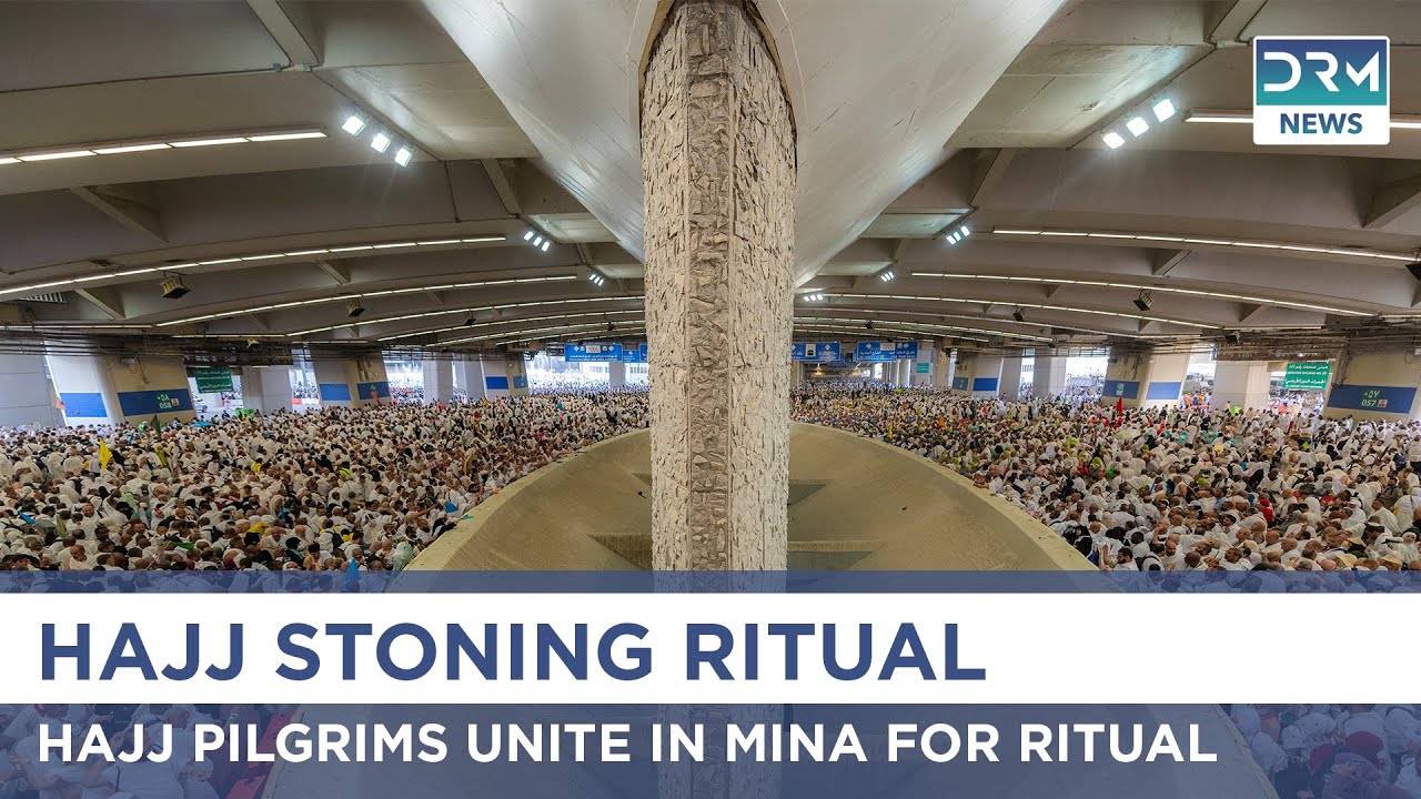 Muslim Pilgrims Perform Stoning Ritual as Hajj Nears Completion in Mina | DRM News | AK1G