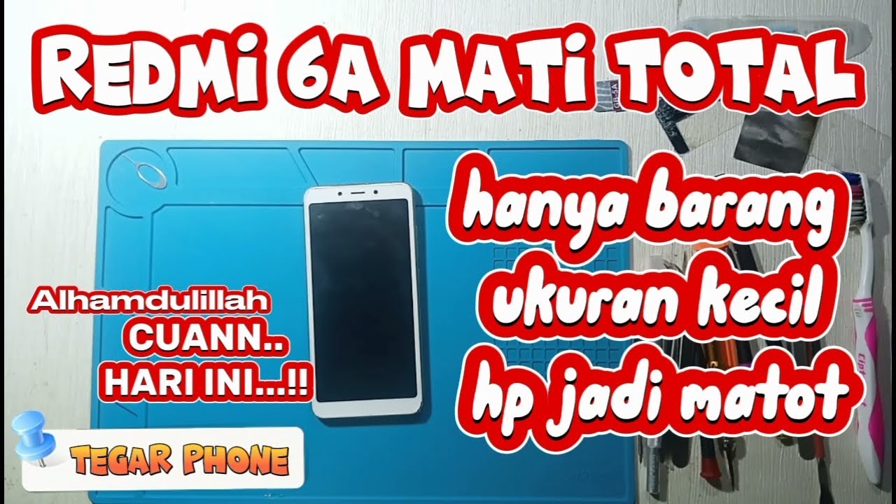 redmi 6a mati total‼️short kapasitor‼️Teknisi Pemula