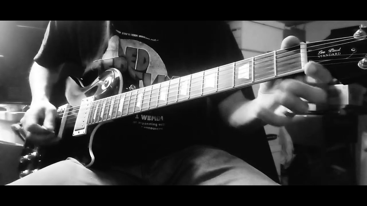 Ice Cold Ice - Hüsker Dü Guitar Cover B&W 