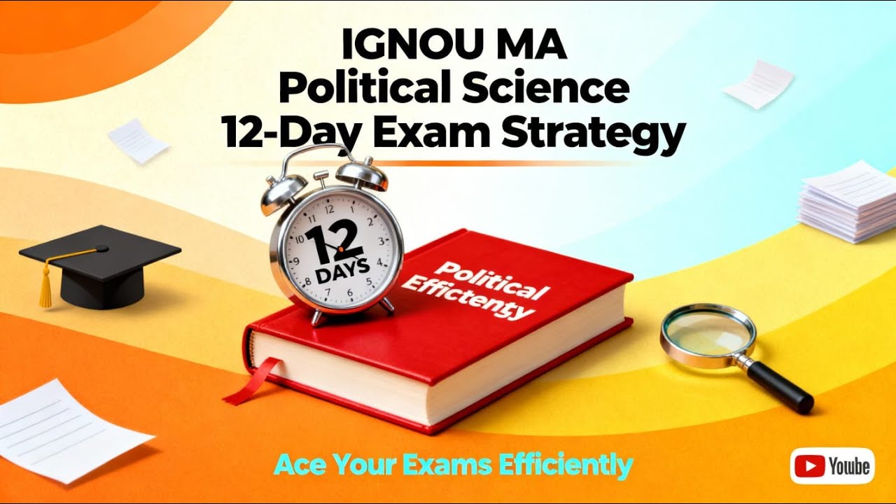 🔥 Trick to pass IGNOU M.A Political Science in 12 days | December 2025 Strategy 🔥