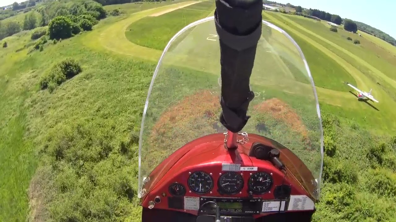 joe daniel microlight first spamfield landing
