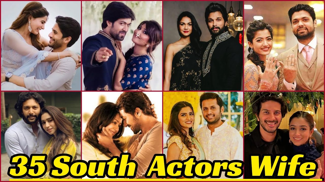 35 South Indian Actors Wife | Most Beautiful Wives Of South Indian Super Stars