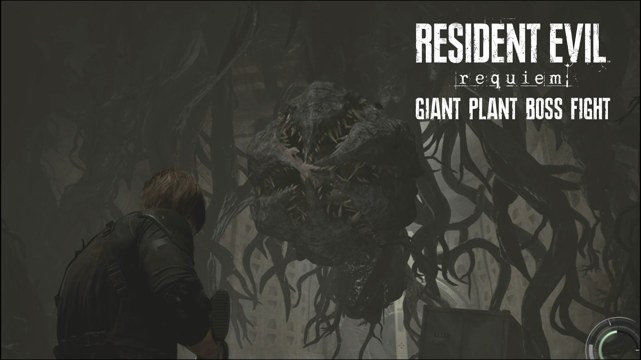 Resident Evil 9 Requiem PS5 - Giant Plant Boss Fight #gamerystation #residentevilrequiem