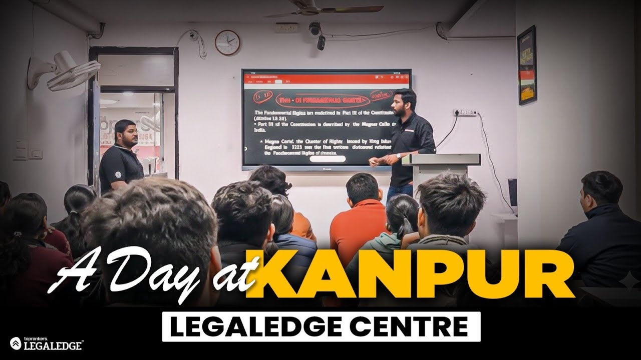 A Day at LegalEdge Kanpur Centre | CLAT 2027 Preparation | Student Life & Classes