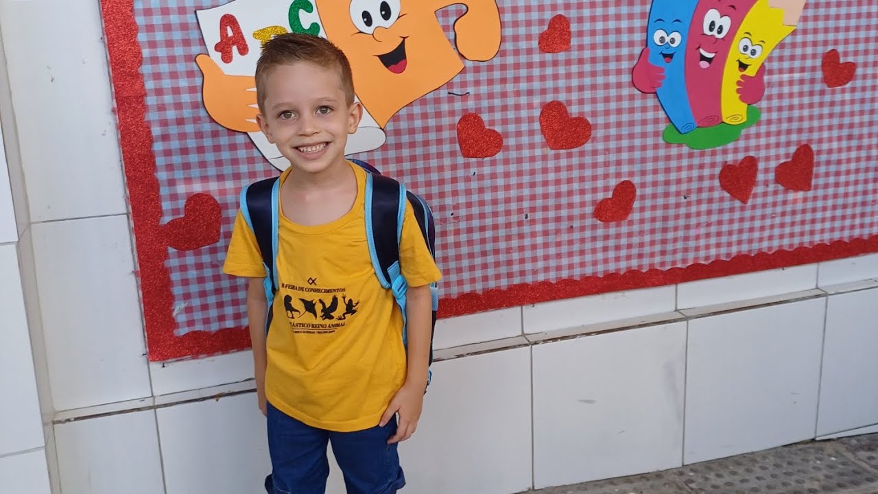 Como foi a Volta às aulas de samuel! Diadiadeelicapereira 