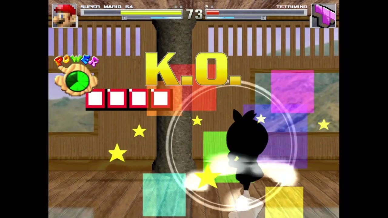 MUGEN - Super Mario 64 vs Tetrimino