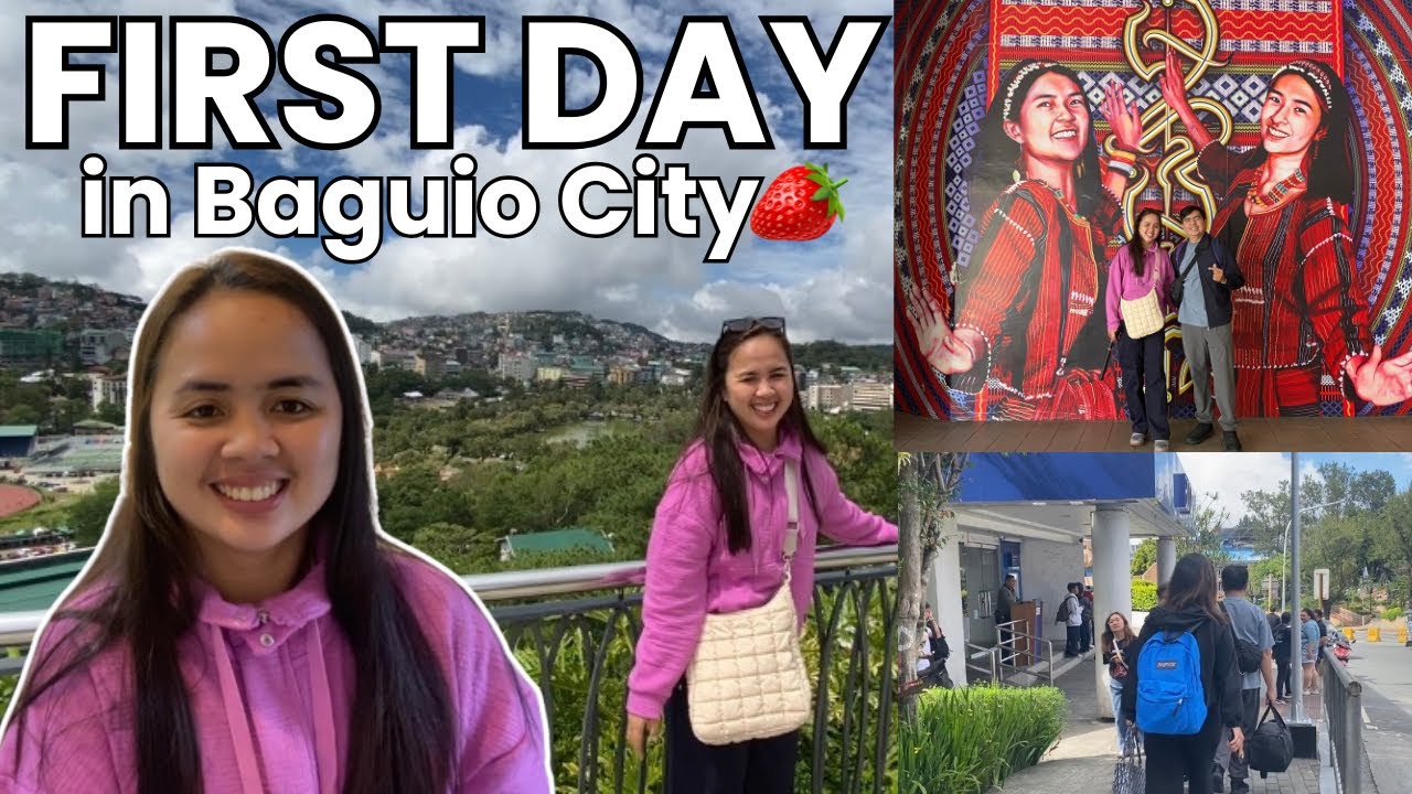 OUR FIRST DAY IN BAGUIO CITY🍓| SOBRANG SAYA NAMIN | ANG LAMIG AT ANG GANDA NG LUGAR❤️