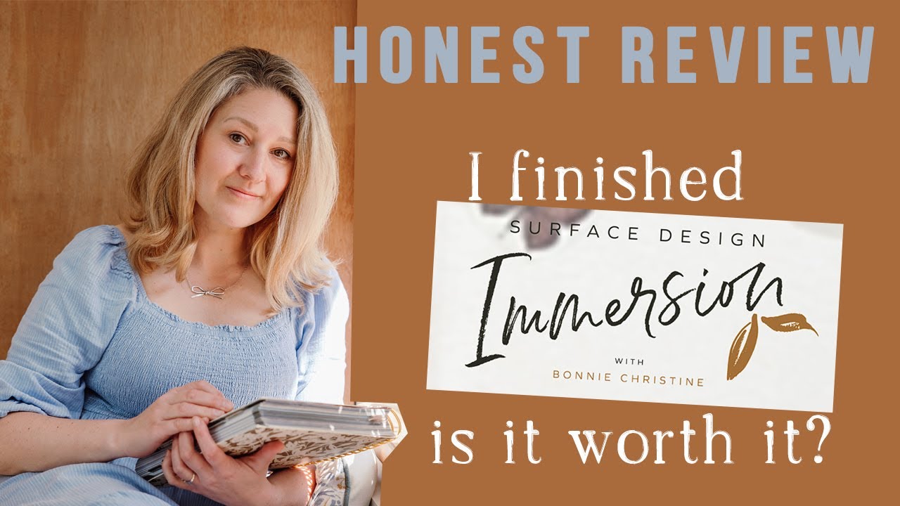 Finished Bonnie Christine's course  SURFACE PATTERN DESIGN Immersion '24 My honest opinion + review