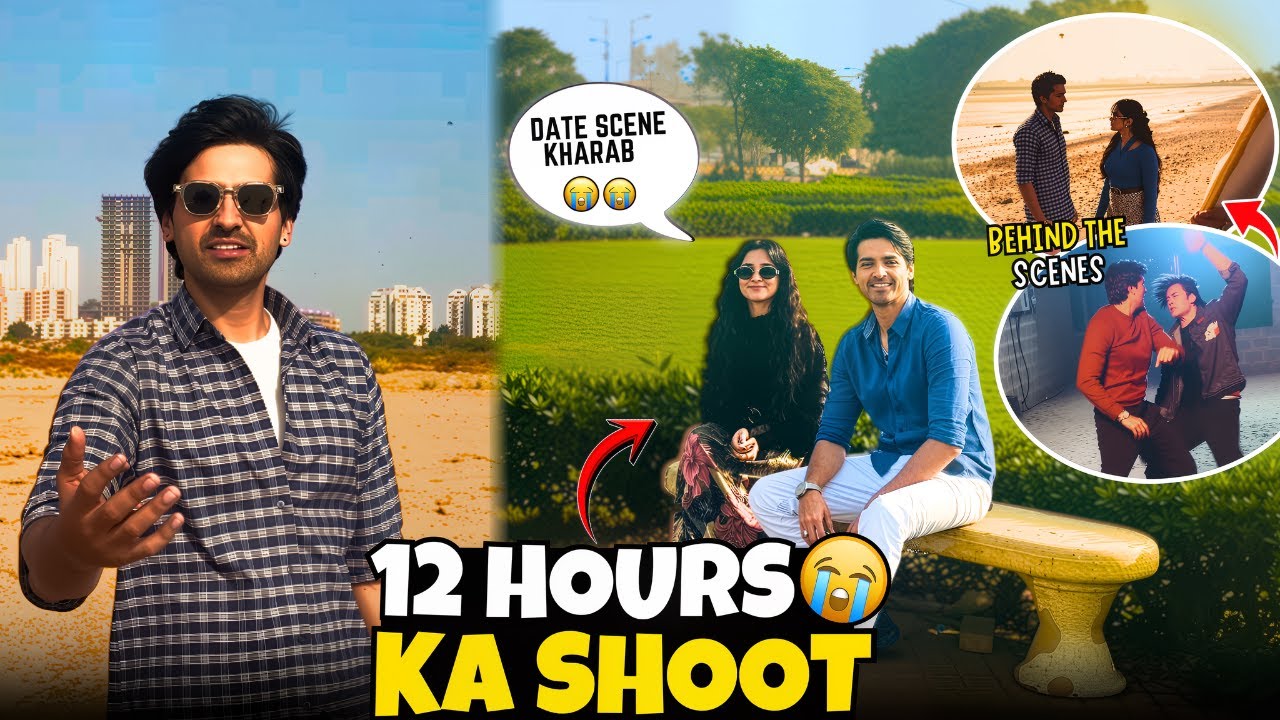 12 Hours on a Drama Shoot😢 | Drama Shoot BTS | Ahmer Hussain