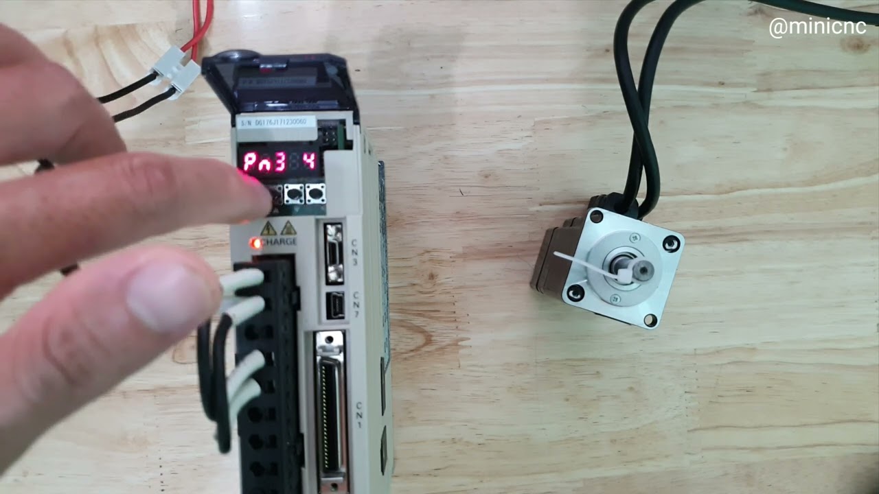 Sigma V - Hướng Dẫn Cài Đặt Tốc Độ Test Jog Servo
