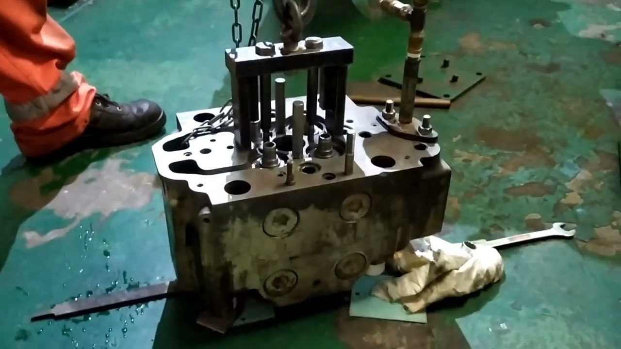 CYLINDER HEAD PRESSURE TEST PROCEDURE FOR YANMAR 6EY18ALW  ENGINE|| Cylinder Head pressure Test