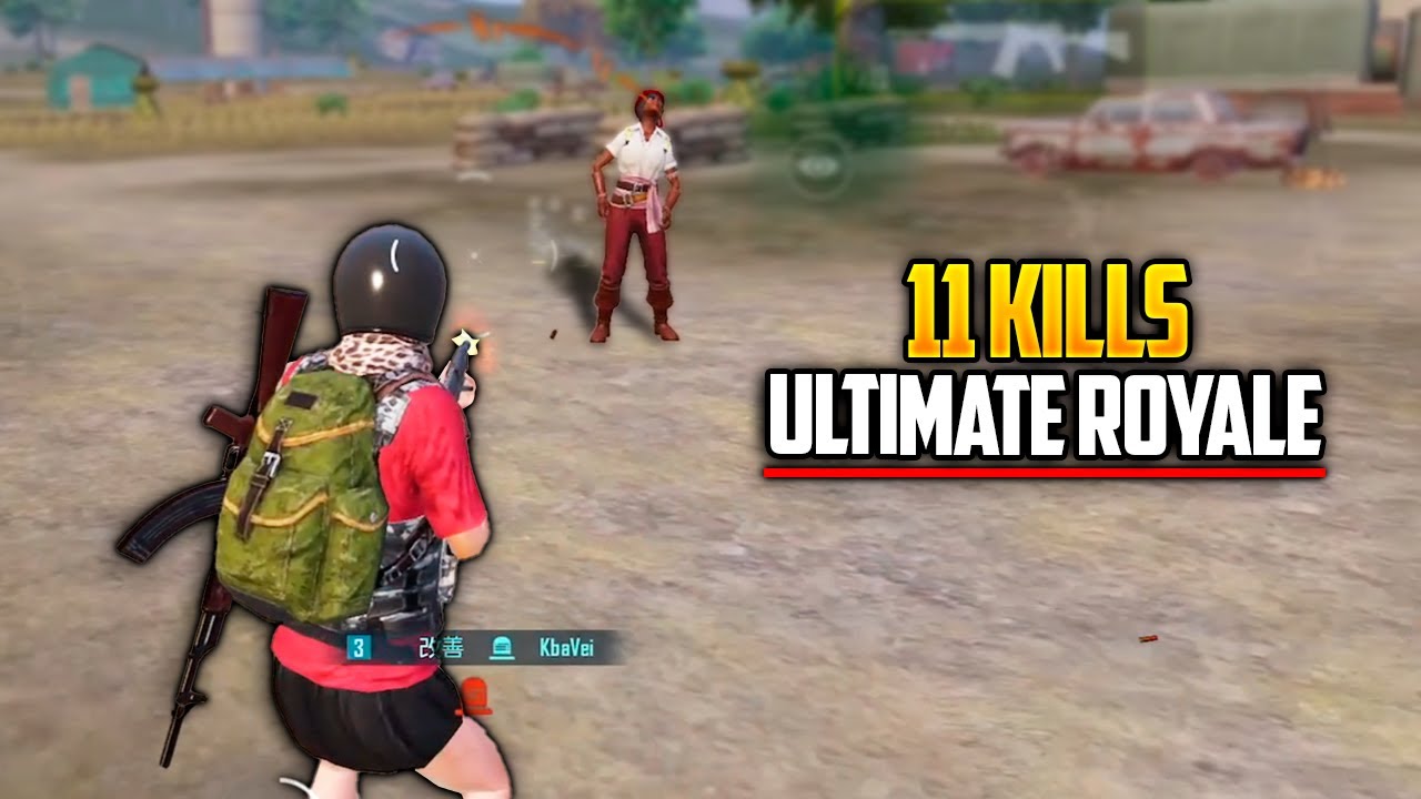 11 KILLS SOLO VS SQUAD, ROYALE SUPREMO - PUBG MOBILE