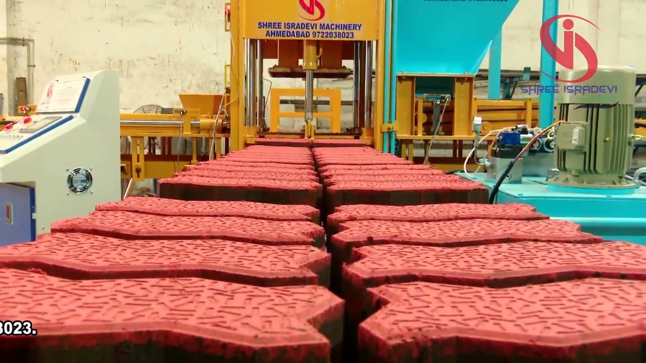 Automatic Color Paver block machine| AUTOMATIC M50 CONCRETE PAVER MAKING MACHINE ISRADEVI 9722038023