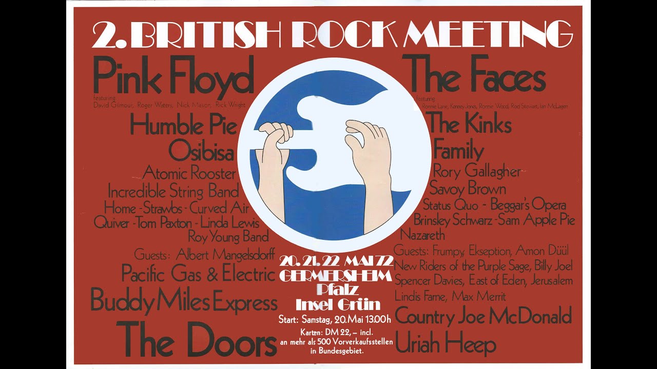 2nd British Rock Meeting, May 1972.