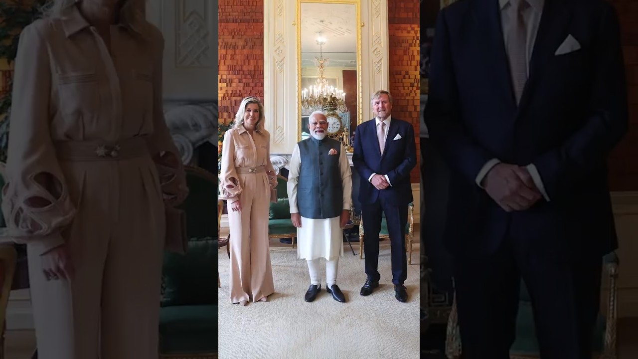 PM Modi holds a meeting with Their Majesties King Willem-Alexander and Queen M&aacute;xima | #shorts