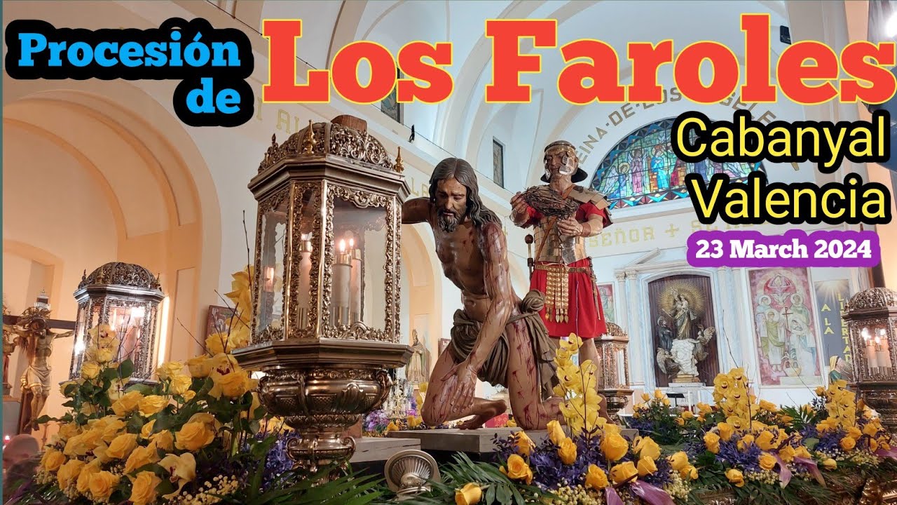 Procesión de los Faroles. Germandat de la Coronació d´Espines 23 March 2024, #semanasantamarinera