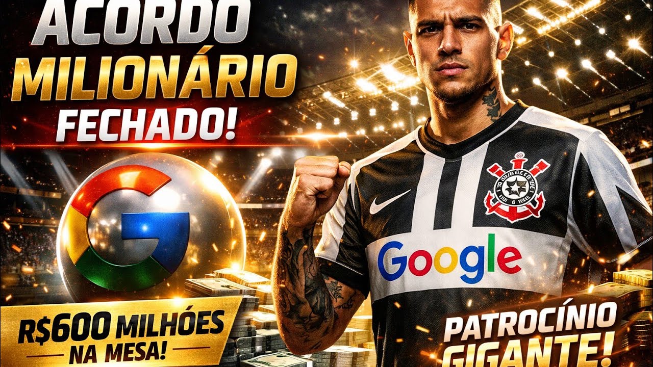BOMBA URGENTE! GOOGLE FECHA PATROCÍNIO DE R$600 MILHÕES COM O CORINTHIANS E ESTAMPA O MANTO!