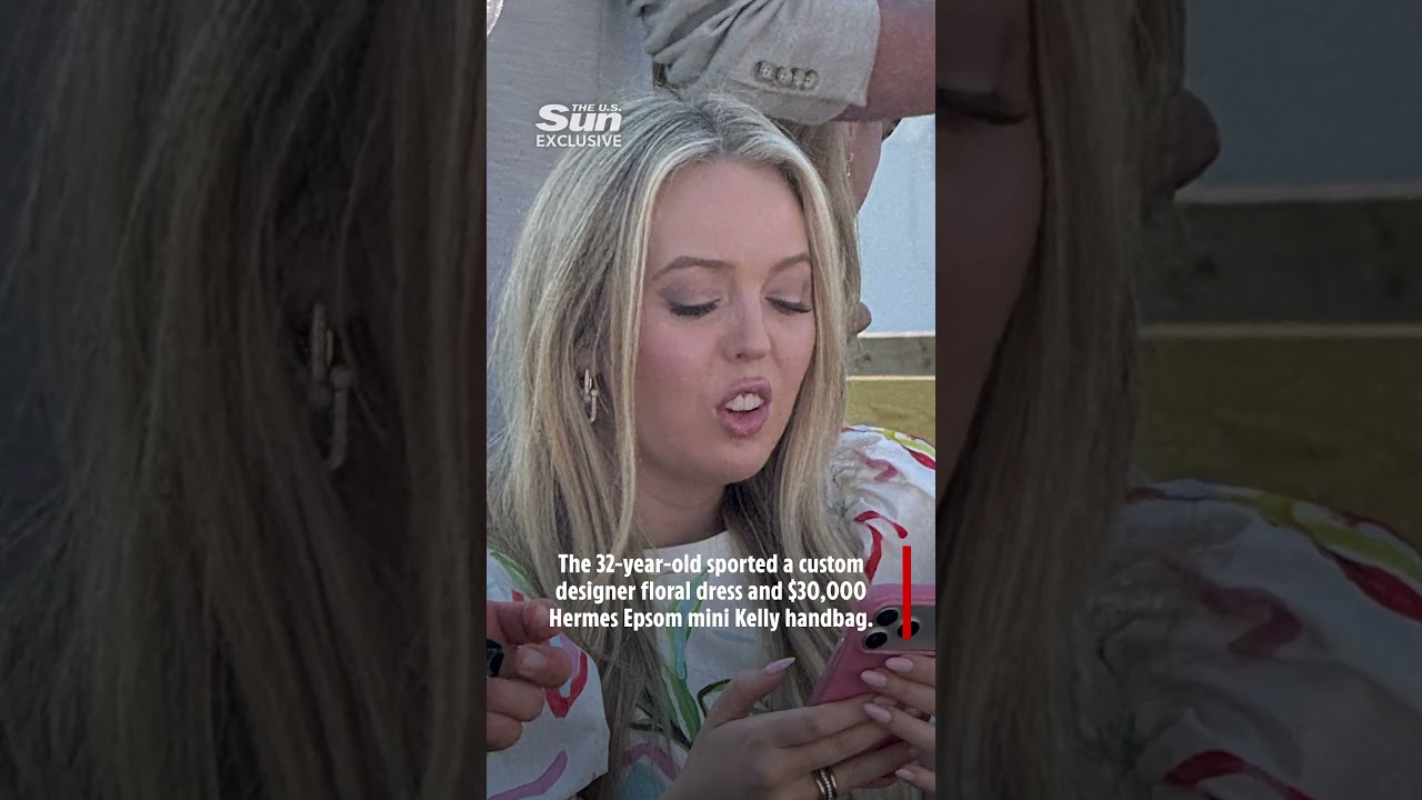 Tiffany Trump dons designer dress and $30k bag at polo club  #trump #whitehouse #donaldtrump