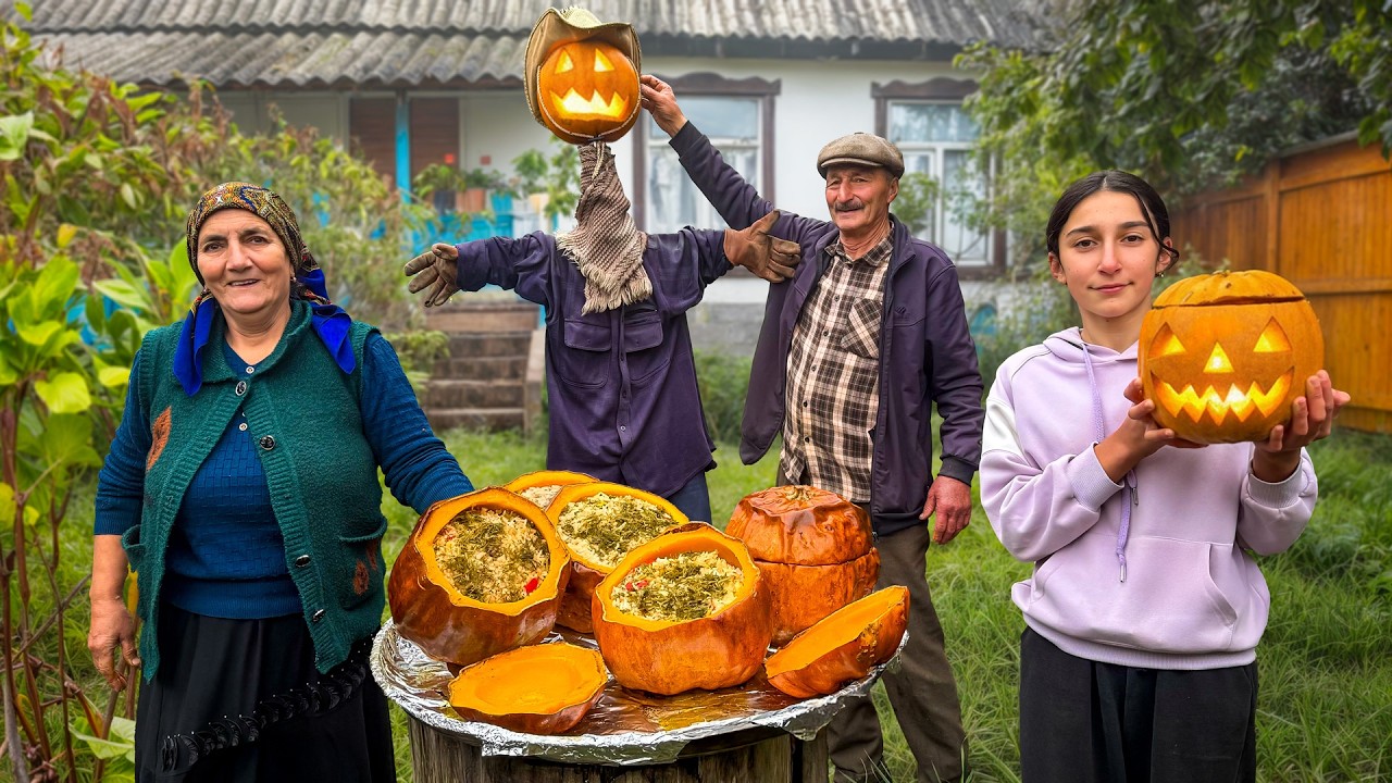 Halloween Pumpkin Feast from the Village Oven 🎃🔥