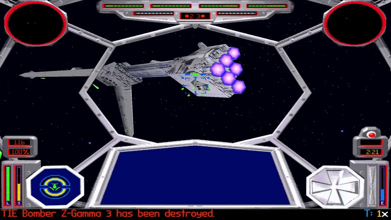 Star Wars: Tie Fighter (1998) Battle 8: Strategic Warfare, Mission 1: Evacuate Tie Advanced Plants