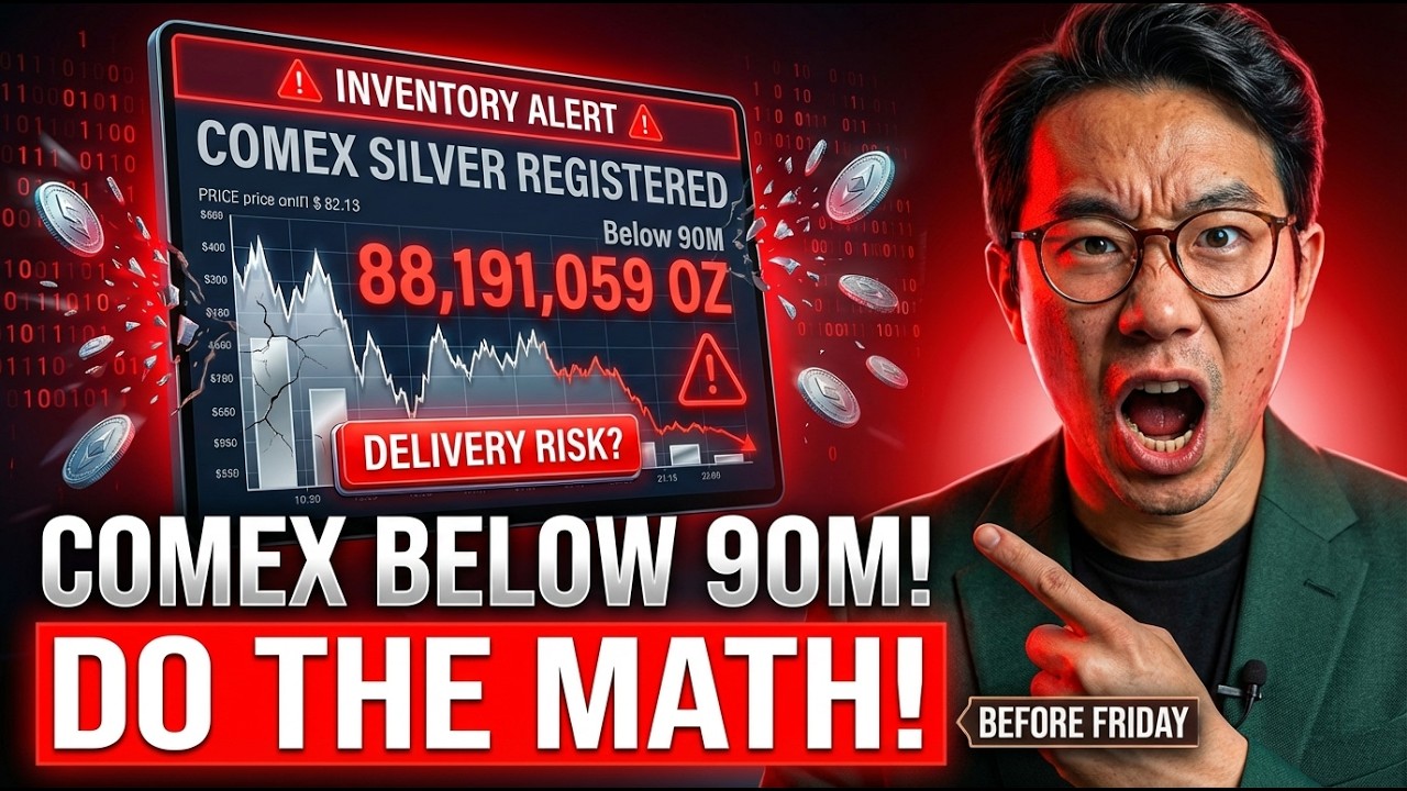 COMEX REGISTERED SILVER JUST BROKE BELOW 90M OZ (88,191,059) &mdash; DO THE DELIVERY MATH BEFORE FRIDAY