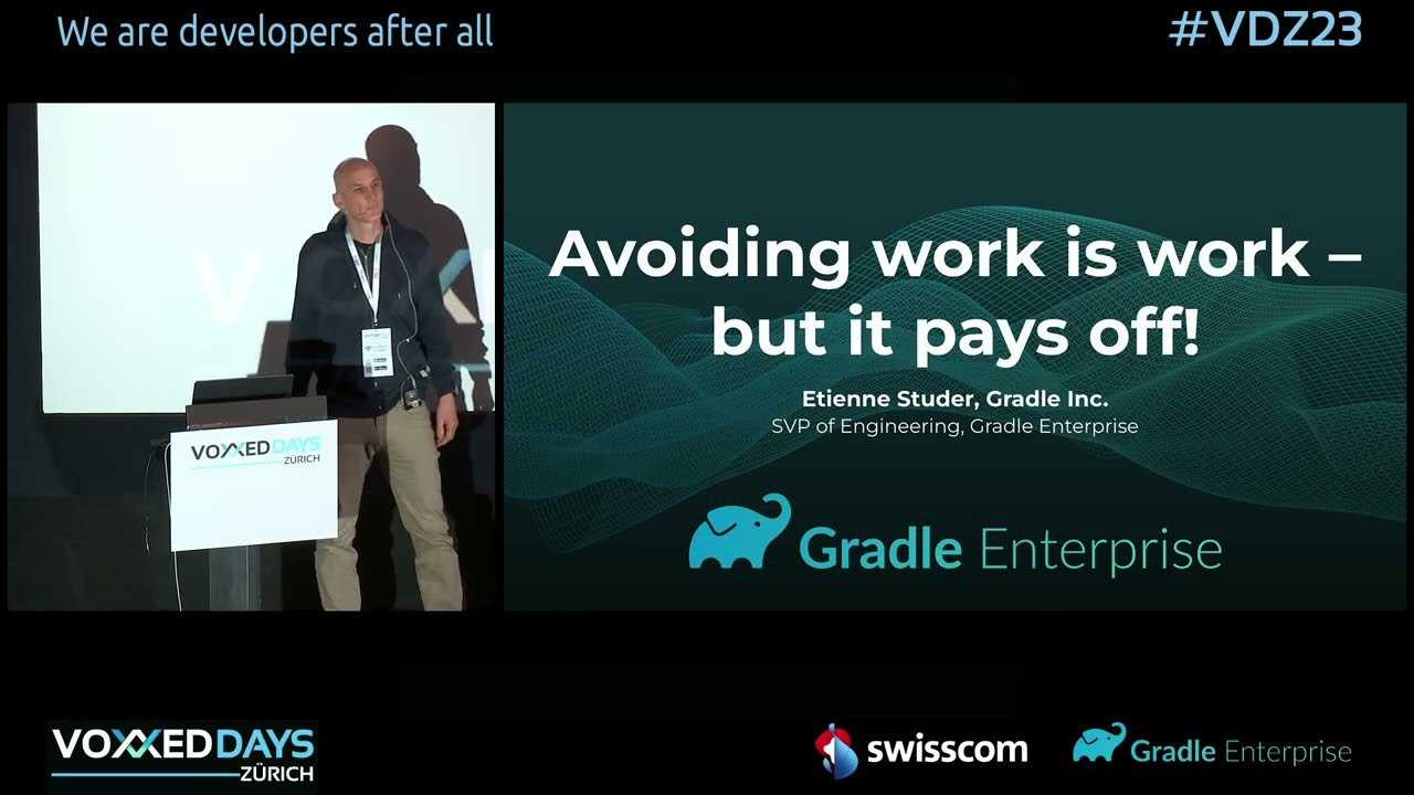 Avoiding work is work - but it pays off! by Etienne Studer