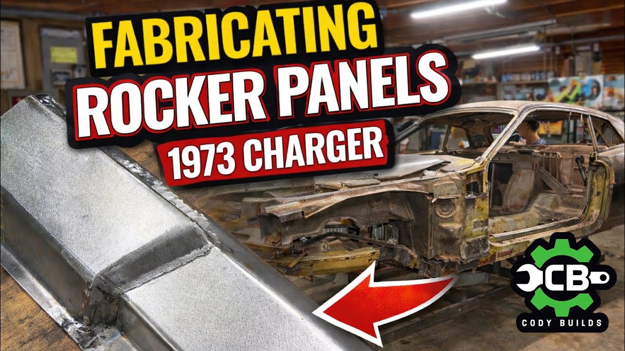 Rocker Panel Repair From Scratch | 1973 Dodge Charger Restoration