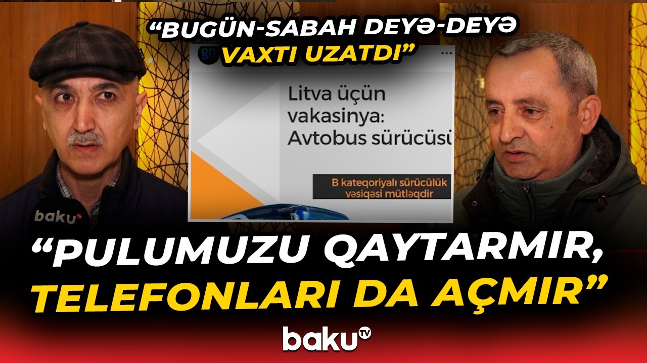 Xaricdə işə düzəltmək vədi ilə vətəndaşlar aldadılıb? - Baku TV