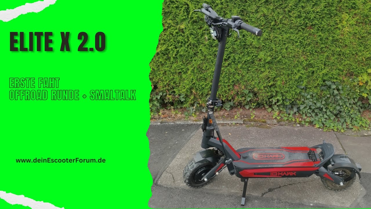 Io Hawk Elite X 2.0 Erste Fahrt / Offroad Runde + Smalltalk