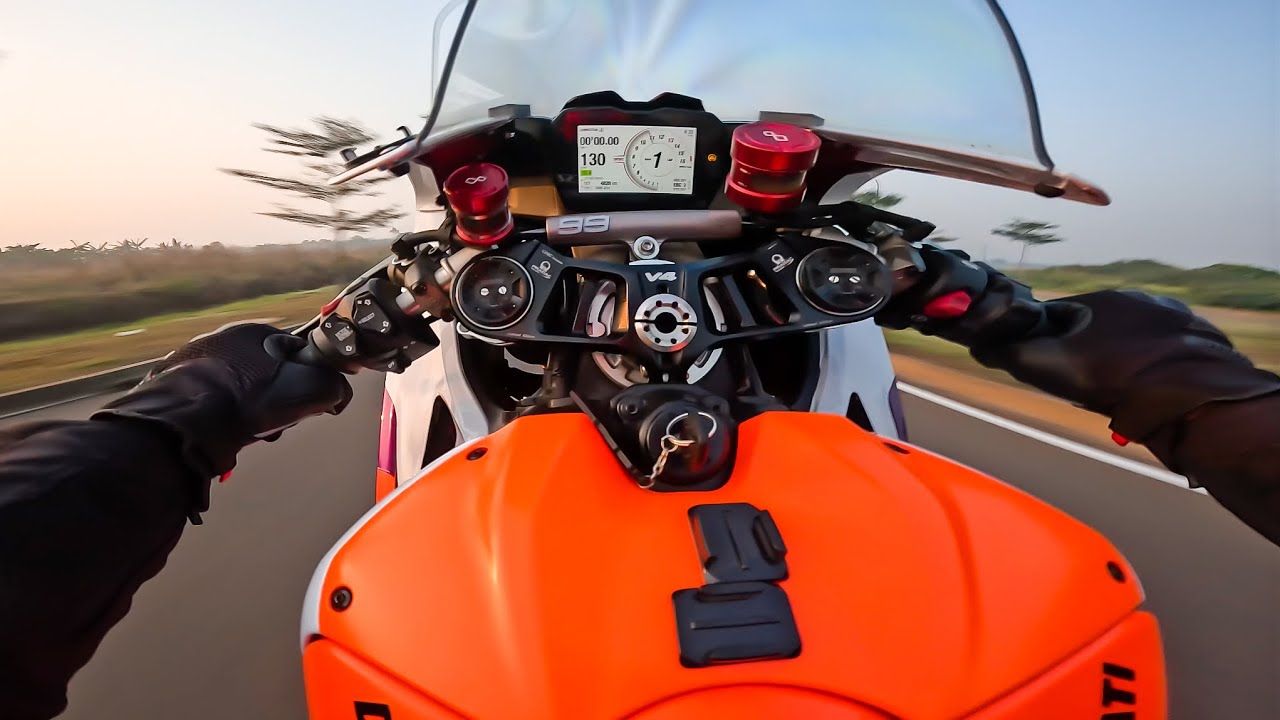 PAGI YANG INDAH BERSAMA PANIGALE V4🔥