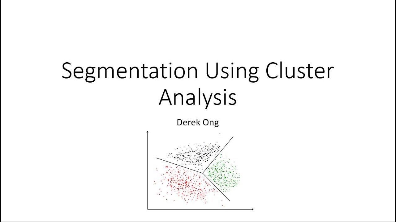 MA Vid2 Segmentation and 2-Step Cluster Analysis (Marketing Analytics)