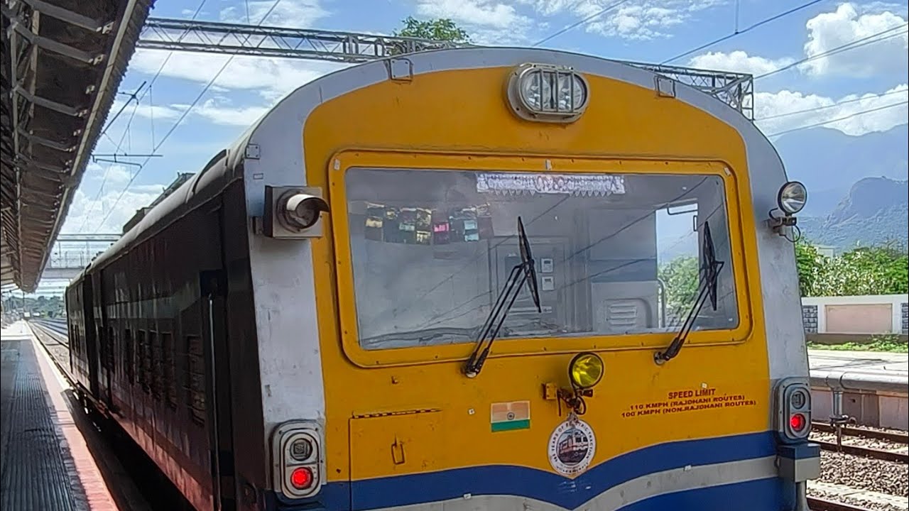 56701 MDU-BDNK-MDU Parallel run and occupancy after pongal holidays #indianrailways  #train #rail 💞