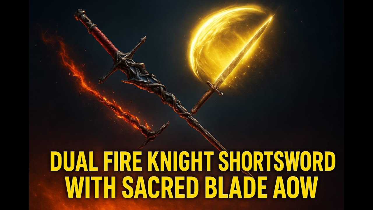 DUAL Fire Knight Shortsword 