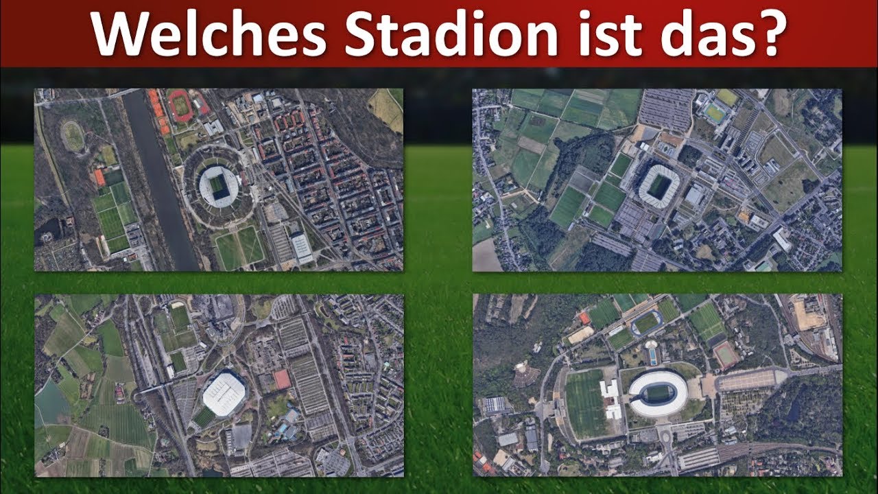 Erkennst du die Stadien von oben? ⚽ Fußball Quiz 2020