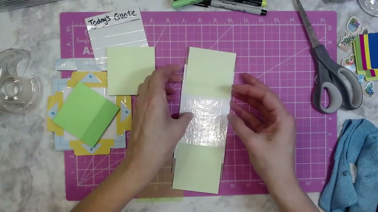 Cubicle Crafts ✂️ DIY Whiteboard from Paper & Tape