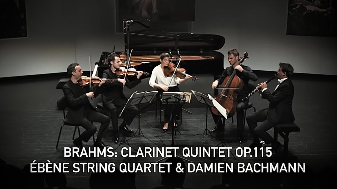 BRAHMS - Clarinet Quintet Op. 115 - Ébène String Quartet & Damien Bachmann