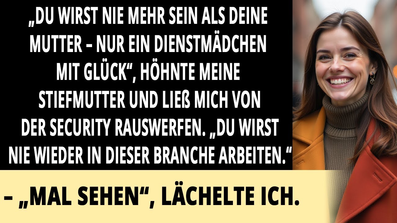 Meine Stiefmutter feuerte mich, nannte mich „Dienstmädchens Tochter“ – sie ahnte nicht, wer ich war.
