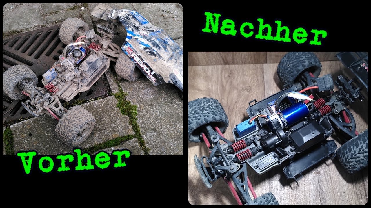 💧 So reinige ich mein RC Auto! I Traxxas E-Revo 1/16 vxl