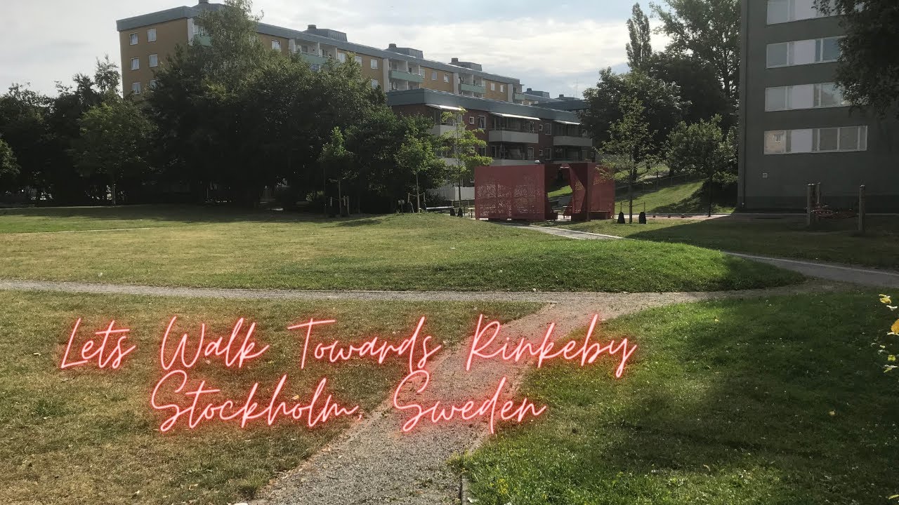 Lets walk towards Rinkeby, Stockholm, Sweden
